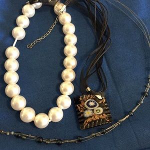 3 Vintage necklace is Talbots Murano glass